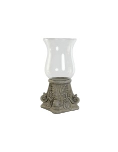 Portavela cemento cristal 58cm