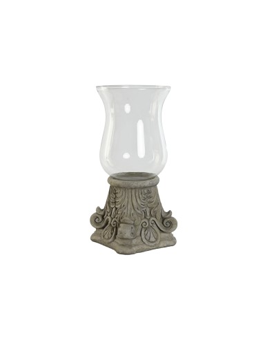 Portavela cemento cristal 58cm