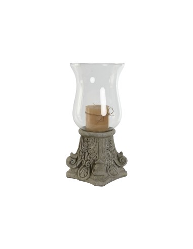 Portavela cemento cristal 58cm