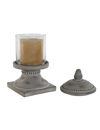 Farol cemento gris 40cm