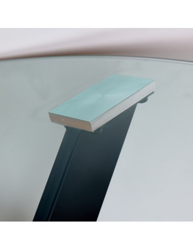 Mesa cristal redonda 100cm