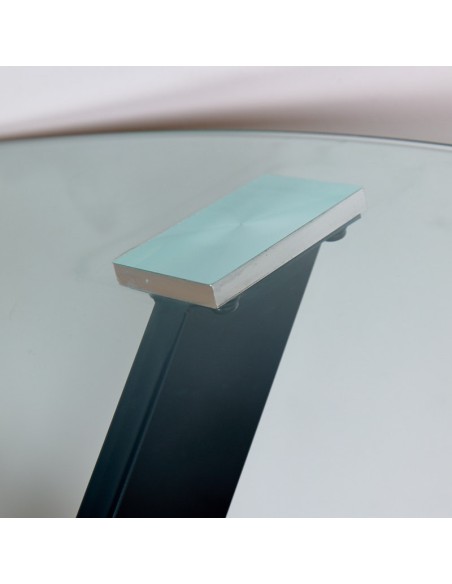 Mesa cristal redonda 100cm