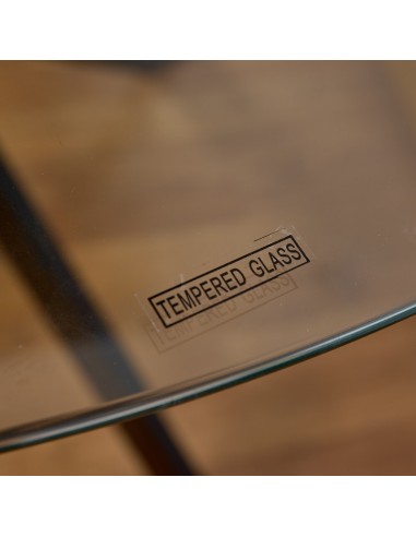 Mesa cristal redonda 100cm