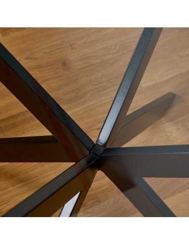 Mesa cristal redonda 100cm