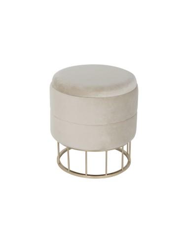 Reposapiés poliéster beige 38*41cm