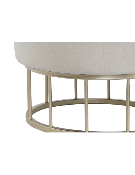 Reposapiés poliéster beige 38*41cm