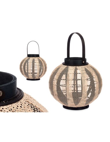 Porta vela madera 30cm