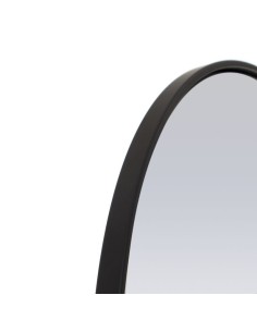 Espejo metal negro 60cm 2
