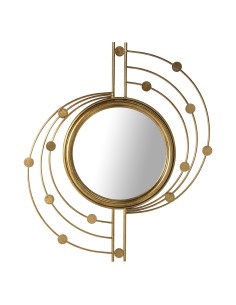 Espejo metal dorado 66*78