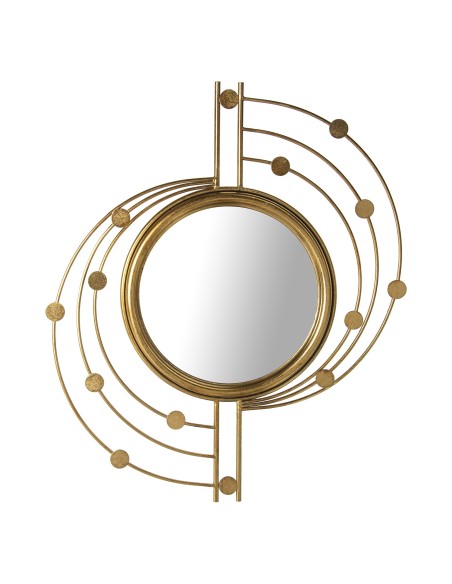 Espejo metal dorado 66*78