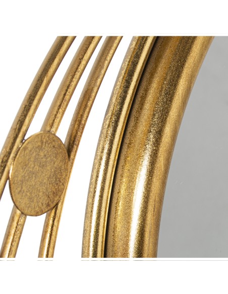 Espejo metal dorado 66*78