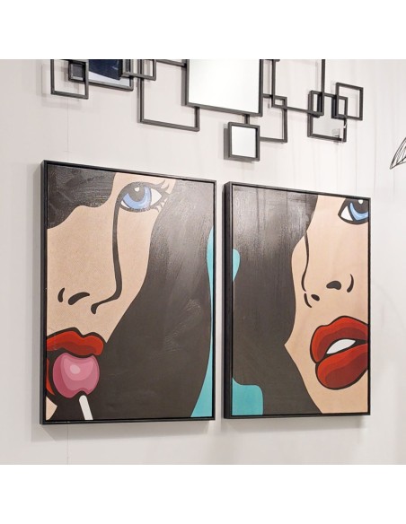 Cuadro mujer comic 60*80