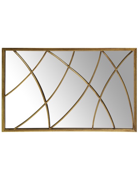 Espejo metal dorado 60*90