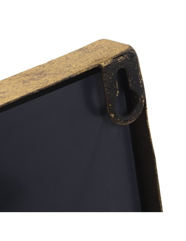 Espejo metal dorado 60*90