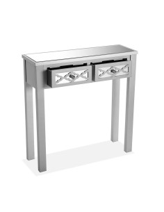 Entrada de espejo plata 2 cajones