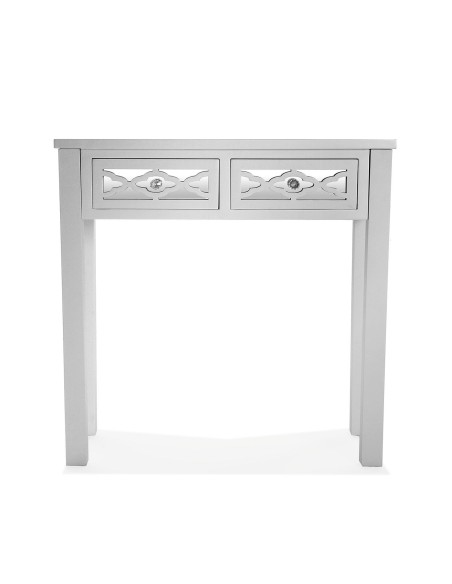 Entrada de espejo plata 2 cajones