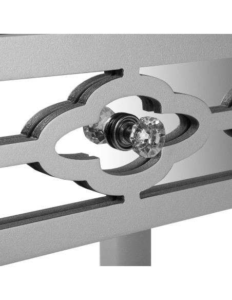 Entrada de espejo plata 2 cajones