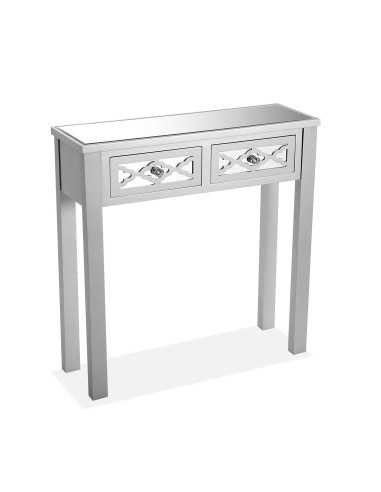 Entrada de espejo plata 2 cajones