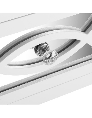 Entrada espejo blanca 2 cajones