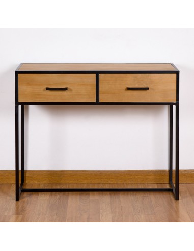 Recibidor madera con dos cajones y estructura...