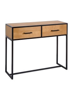 Entrada madera/metal 2 cajones.