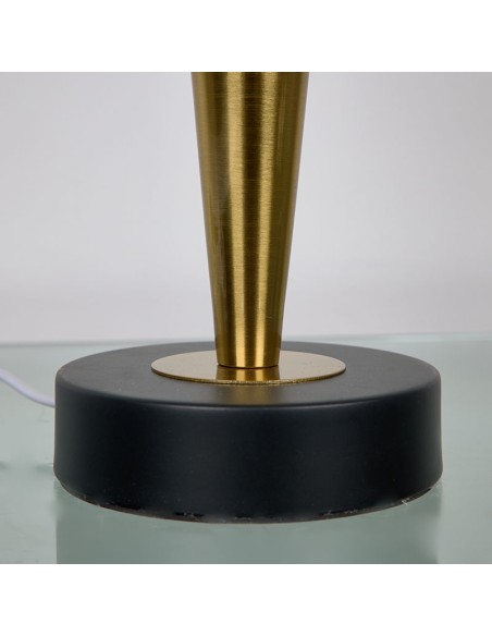 Lampara de metal dorada 53cm