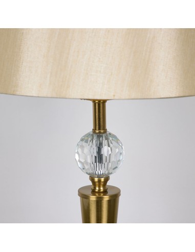 Lampara de metal dorada 53cm