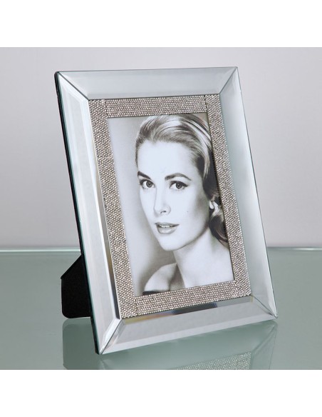 Portafotos espejo brillo 10*15