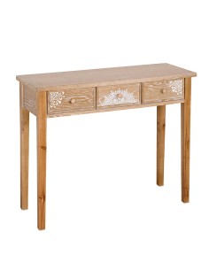 Consola de entrada madera 3 cajones