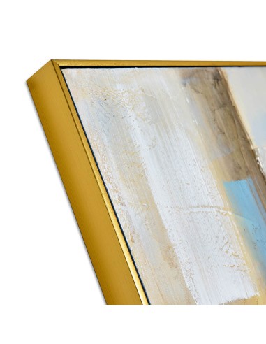 Cuadro en lienzo con marco dorado