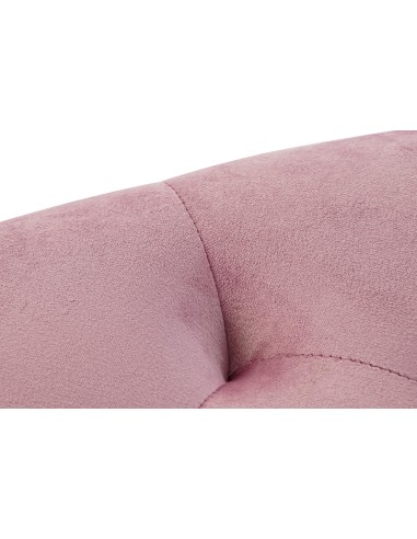 Descalzadora en poliéster y terciopelo en rosa...