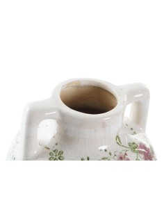 Jarrón de cerámica con asas diseño floral 2