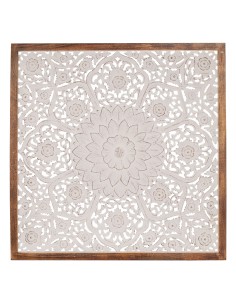Decoración de pared mandala de madera