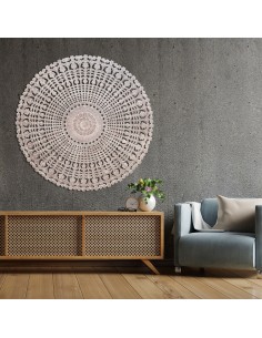 Decoración de pared madera calada 2