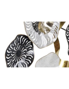 Decoración de pared en metal diseño circulos. 2