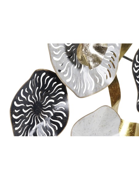 Decoración de pared en metal diseño circulos.