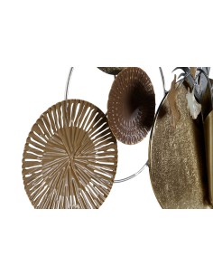 Decoración de pared en metal diseño círculos 2