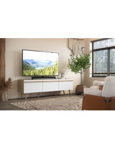 Mueble de televisión con 3 cajones