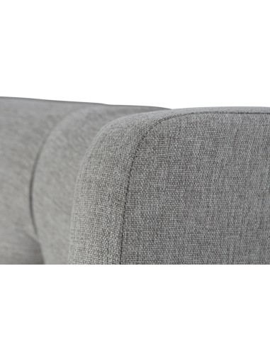 Cabecero de cama poliéster gris