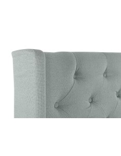 Cabecero de cama poliéster verde menta 2