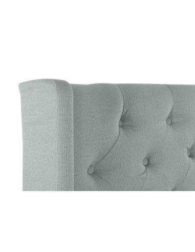 Cabecero de cama poliéster verde menta