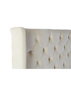 Cabecero de cama poliéster en crema 2