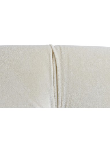Cabecero de cama poliéster en crema