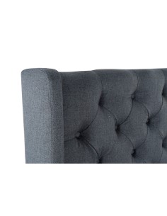 Cabecero de cama poliéster azul 2