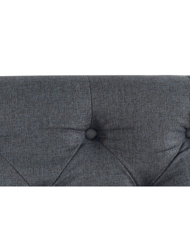 Cabecero de cama poliéster azul