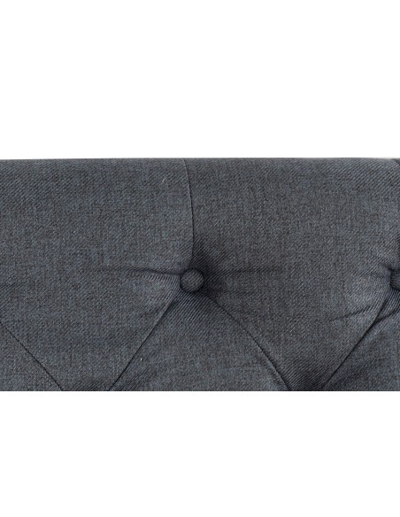 Cabecero de cama poliéster azul