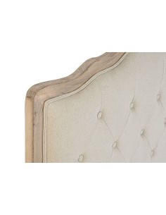 Cabecero de cama madera de roble y poliéster 2