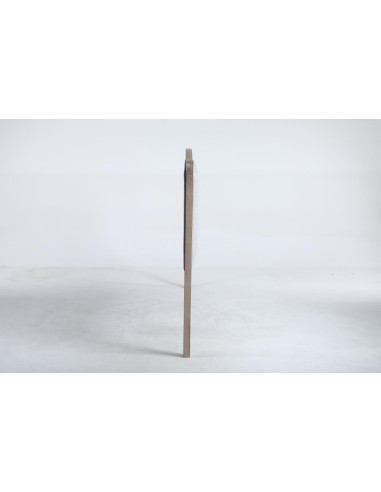 Cabecero de cama de roble y poliéster en gris...