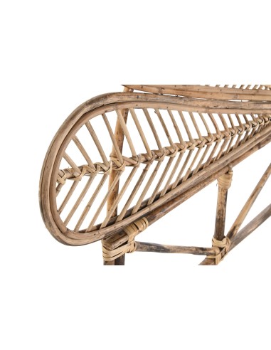Cabecero de cama ratán diseño abanico