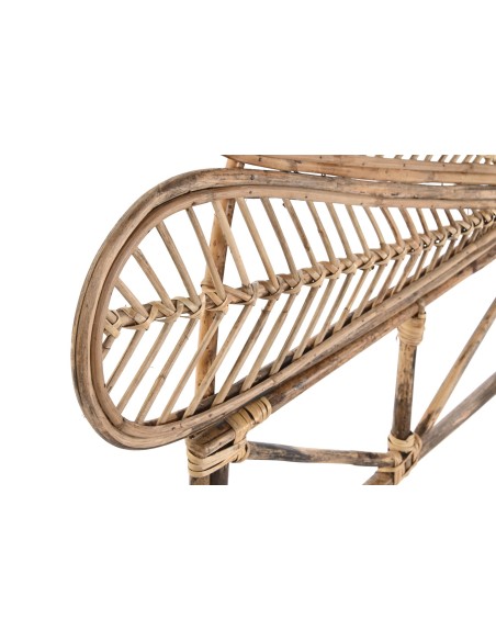 Cabecero de cama ratán diseño abanico